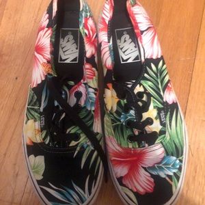 Floral Printed Vans